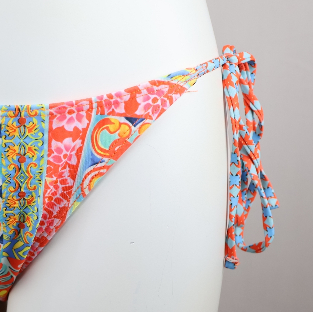 Colorful Patchwork Bikini Set - Picture 3 of 9